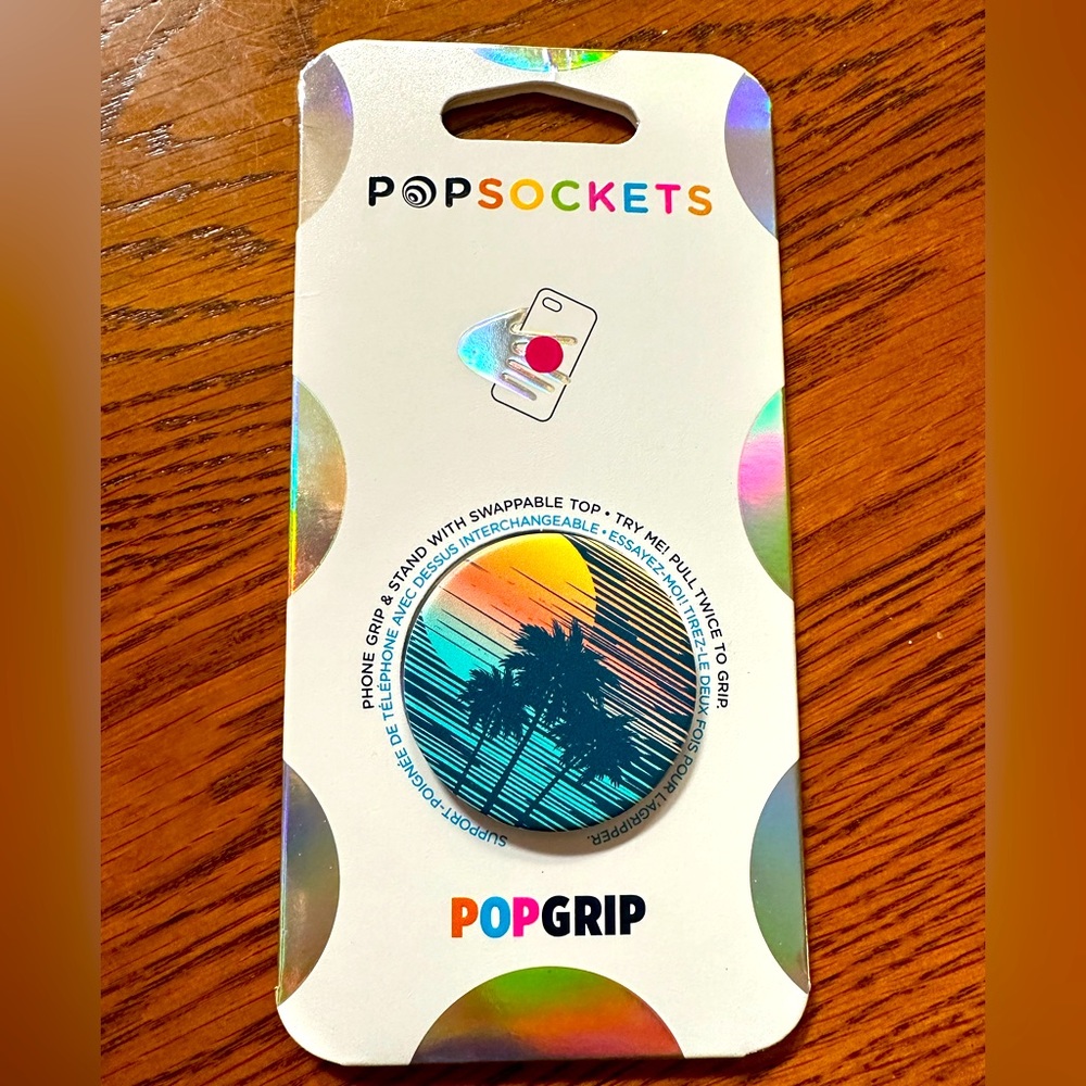 NEW Popsockets “Popgrip” Grip and Stand with Swappable Top for cell phones